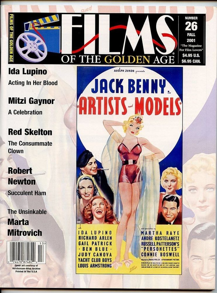 FILMS OF THE GOLDEN AGE magazine side cover Issue 26 Fall - September/October/November 2001