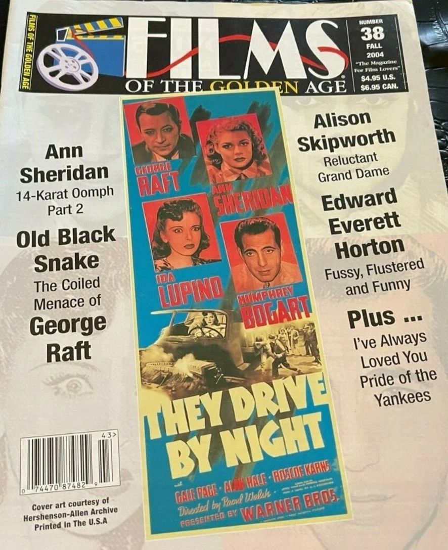 FILMS OF THE GOLDEN AGE magazine side cover Issue 38 Fall - September/October/November 2004