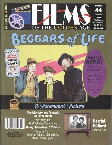 FILMS OF THE GOLDEN AGE magazine side cover Issue 44 Spring 2006
