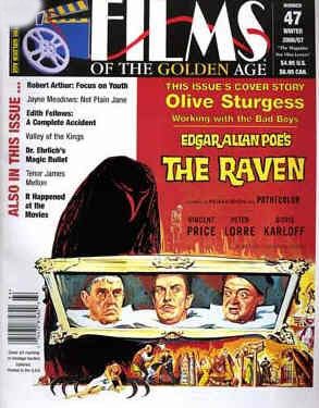 FILMS OF THE GOLDEN AGE magazine side cover Issue 47 Winter 2006