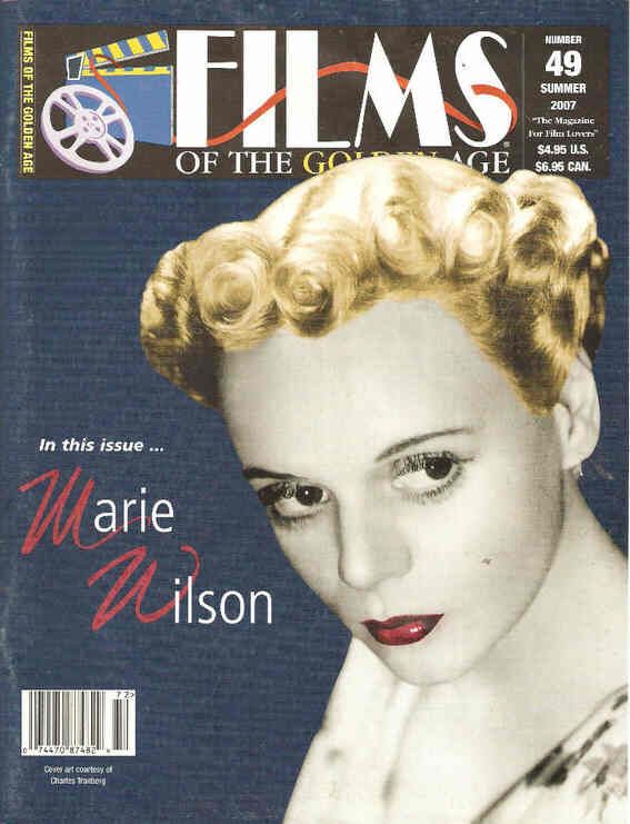FILMS OF THE GOLDEN AGE magazine side cover Issue 49 Summer 2007