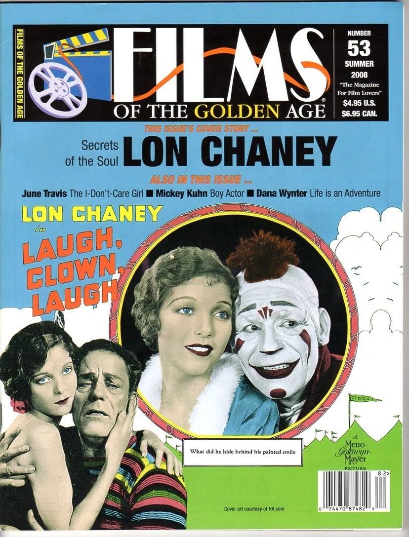 FILMS OF THE GOLDEN AGE magazine side cover Issue 53 Summer 2008