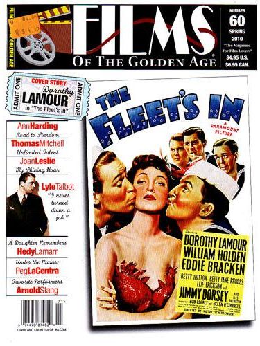 FILMS OF THE GOLDEN AGE magazine side cover Issue 60 March/April/May 2010