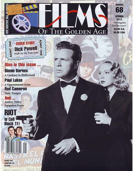 FILMS OF THE GOLDEN AGE magazine side cover Issue 68 May/June/July 2012