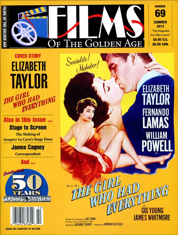 FILMS OF THE GOLDEN AGE magazine side cover Issue 69 Summer 2012