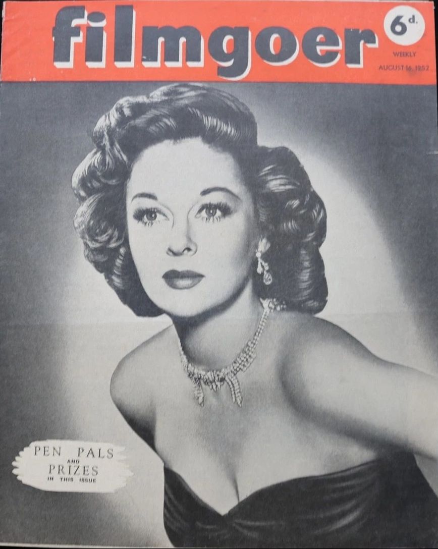 FILMGOER magazine side cover 16 August 1952