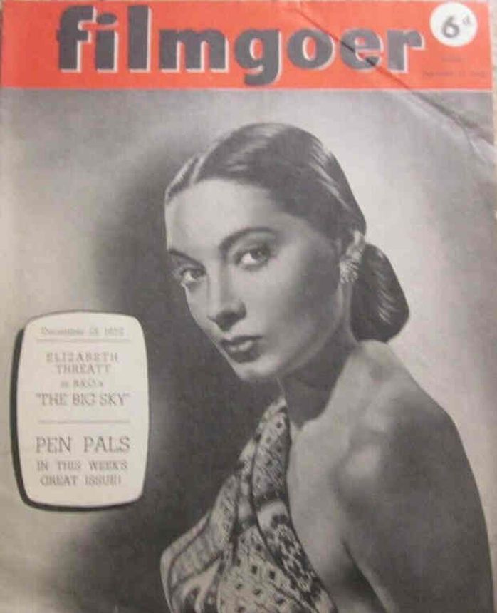 FILMGOER magazine side cover 13 December 1952