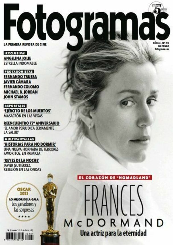FOTOGRAMAS magazine side cover Issue 2131  May 2021