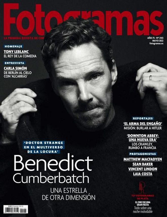 FOTOGRAMAS magazine side cover Issue 2143  May 2022