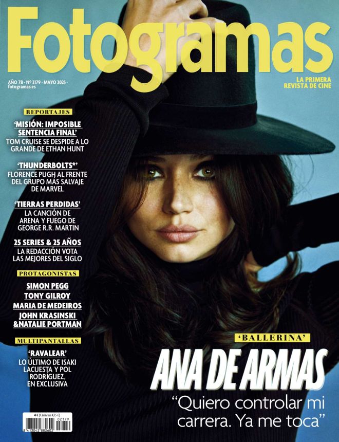 FOTOGRAMAS magazine side cover Issue 2179  May 2025