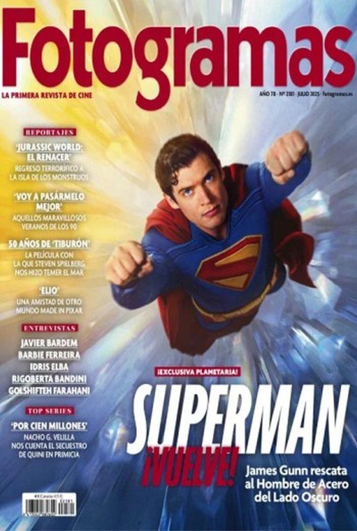 FOTOGRAMAS magazine side cover Issue 2181  July 2025