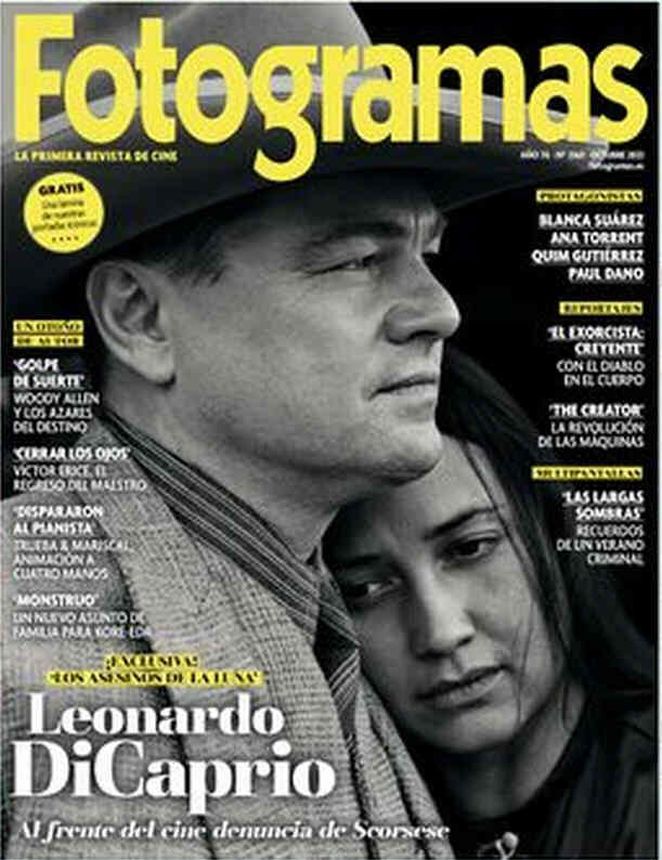 FOTOGRAMAS magazine side cover Issue 2160  October 2023