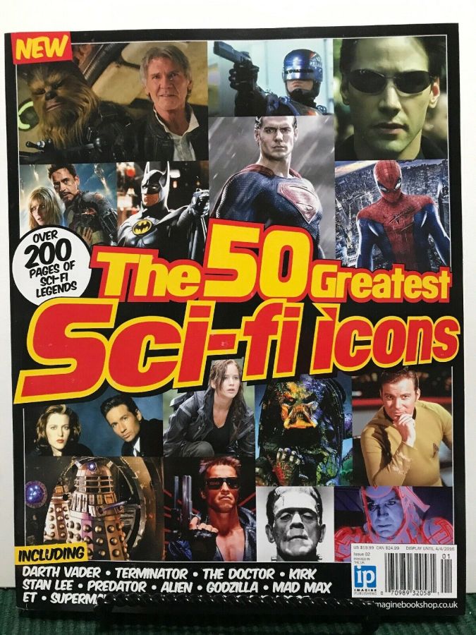 50 GREATEST SCI-FI ICONS magazine side cover Issue 1   2014