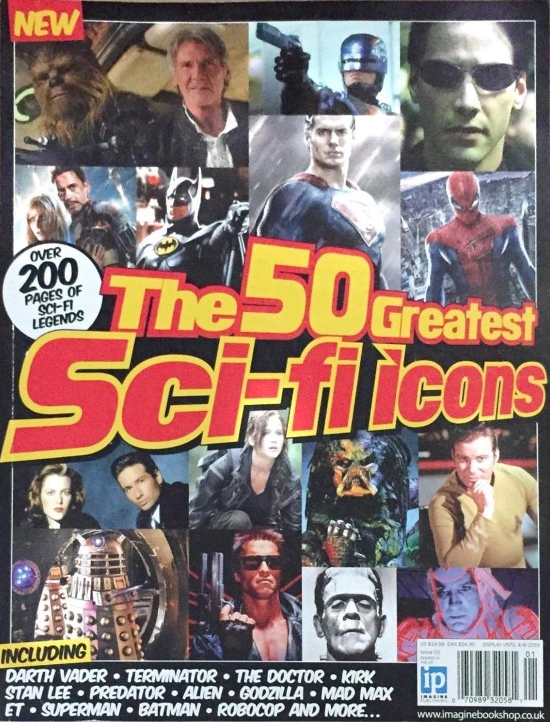 50 GREATEST SCI-FI ICONS magazine side cover Issue 2   2016
