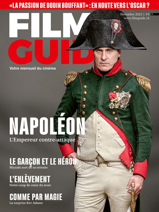 FILM GUIDE (CH) magazine side cover Issue 5  November 2023