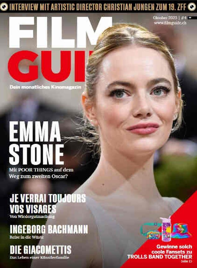 FILM GUIDE (CH) magazine side cover Issue 4  October 2023