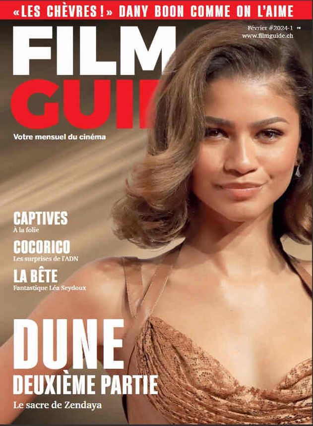 FILM GUIDE (CH) magazine side cover  February 2024