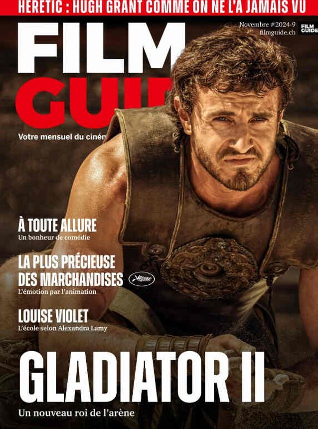 FILM GUIDE (CH) magazine side cover  November 2024