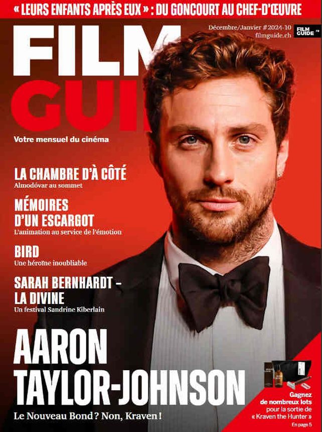 FILM GUIDE (CH) magazine side cover  December 2024/ January 2025 