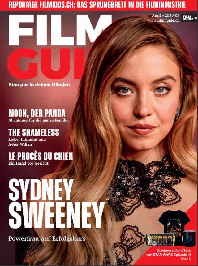 FILM GUIDE (CH) magazine side cover  April 2025