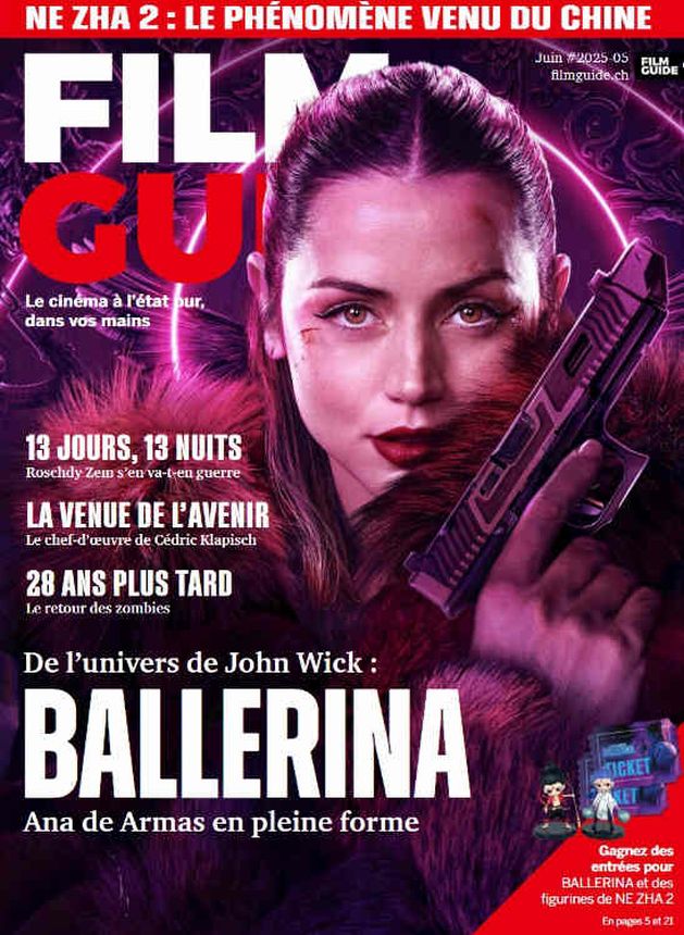 FILM GUIDE (CH) magazine side cover  June 2025