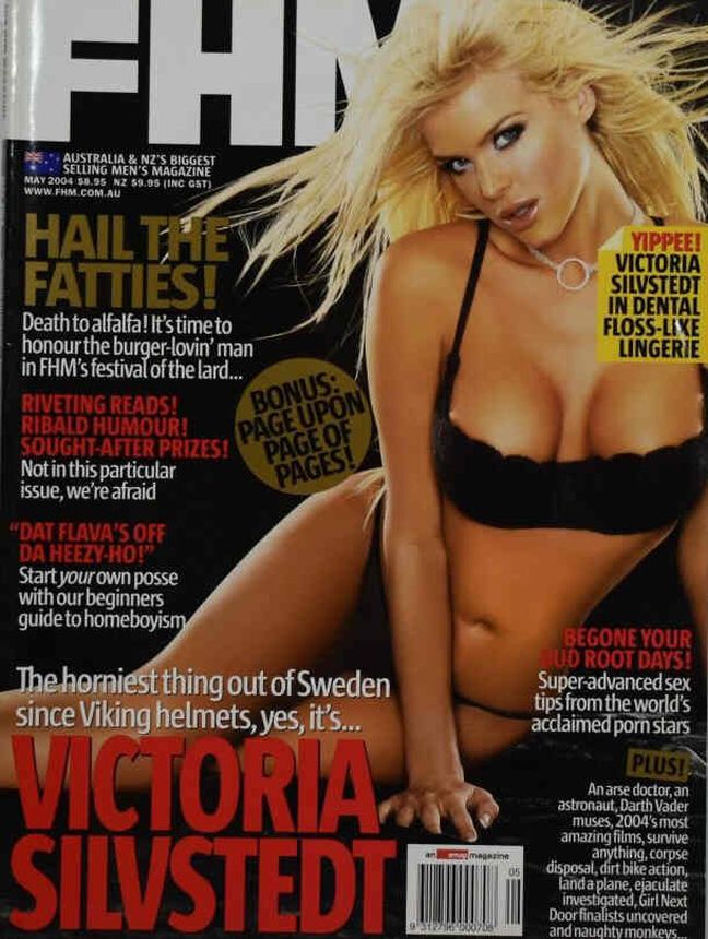 FHM AUSTRALIA magazine side cover  May 2004