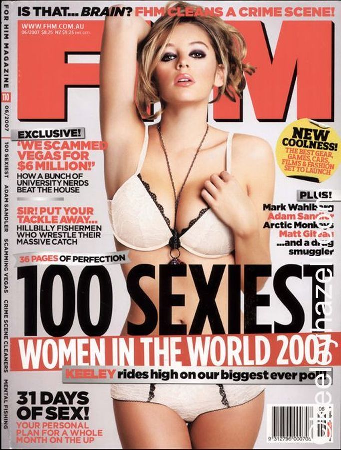 FHM AUSTRALIA magazine side cover  June 2007