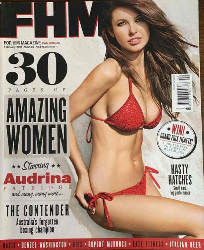 FHM AUSTRALIA magazine side cover  February 2011