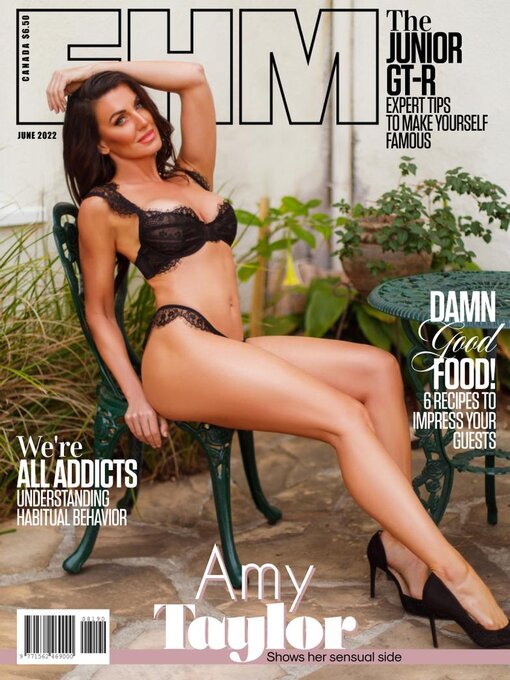 FHM CANADA magazine side cover  June 2022