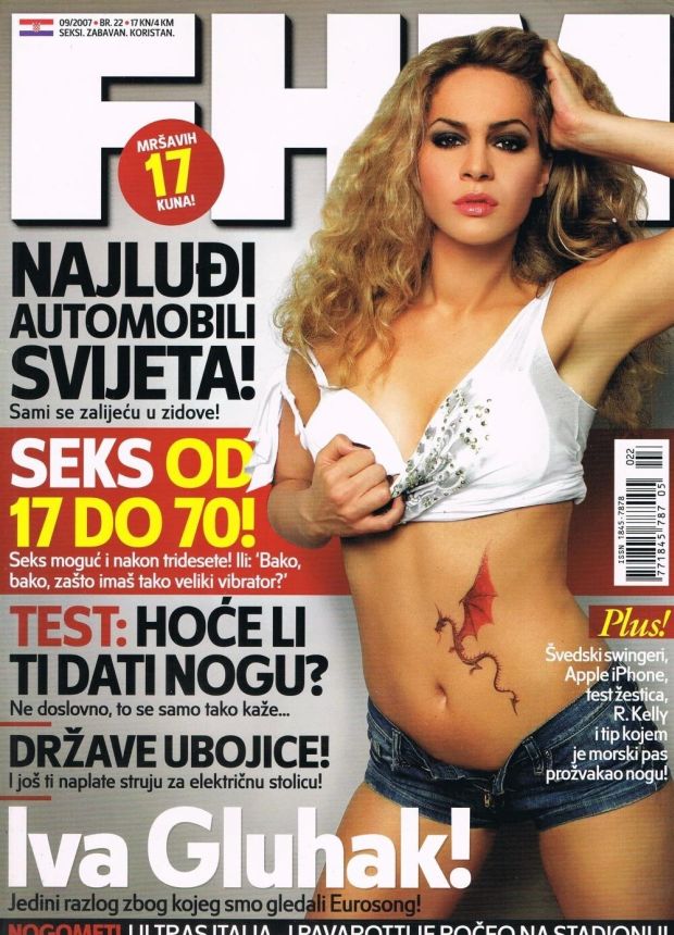 FHM CZECH magazine side cover  September 2007