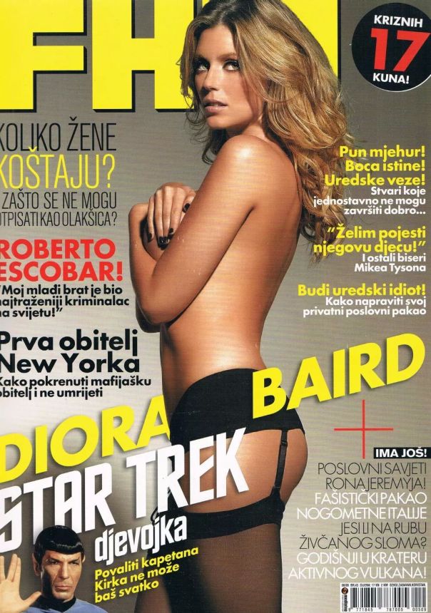 FHM CROATIA magazine side cover  June 2009