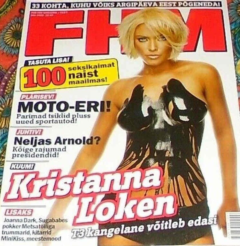 FHM ESTONIA magazine side cover  May 2006