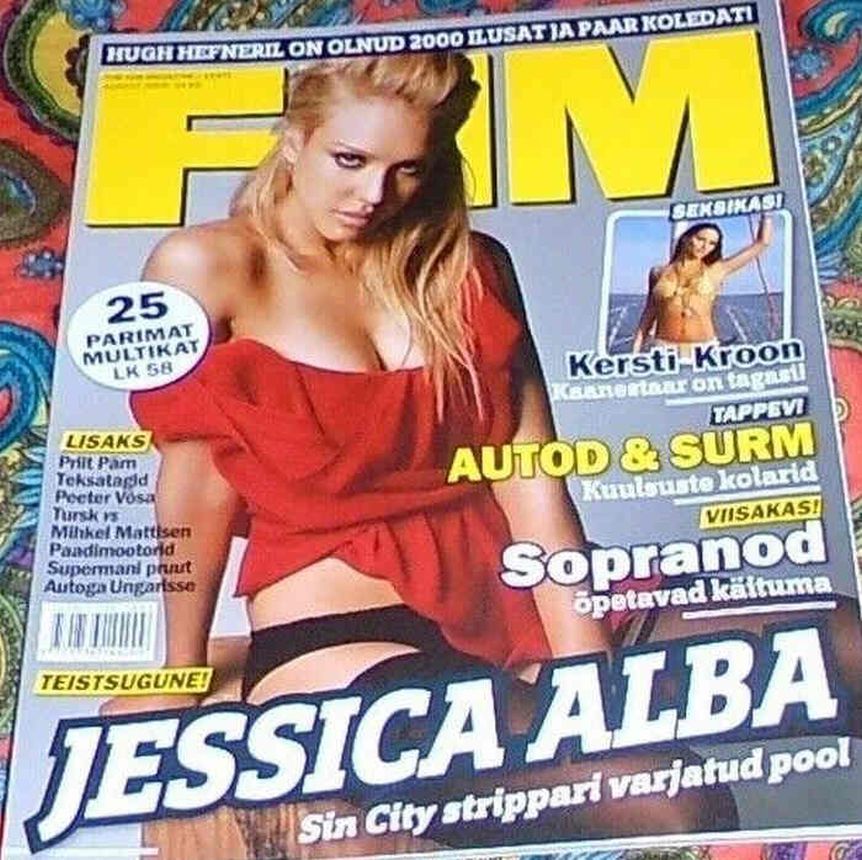 FHM ESTONIA magazine side cover  August 2006