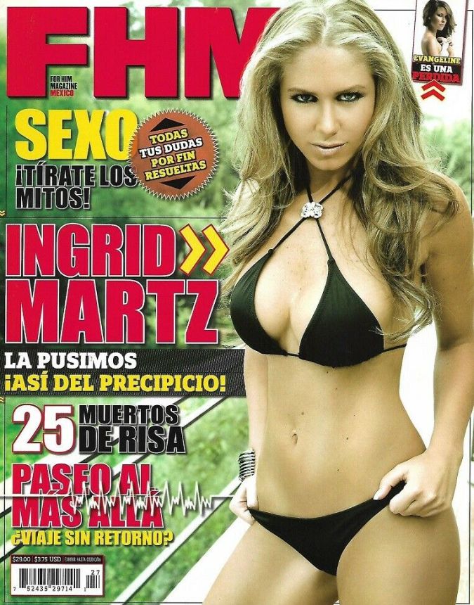 FHM MEXICO magazine side cover  December 2006