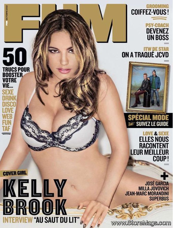 FHM FRANCE magazine side cover  October 2012