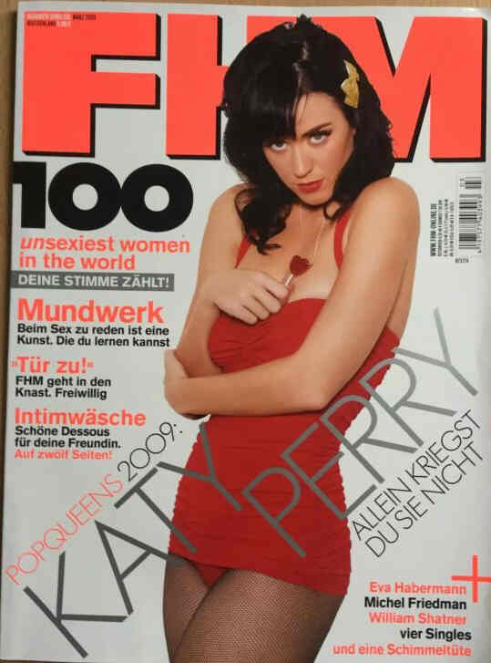 FHM GERMANY magazine side cover  March 2009