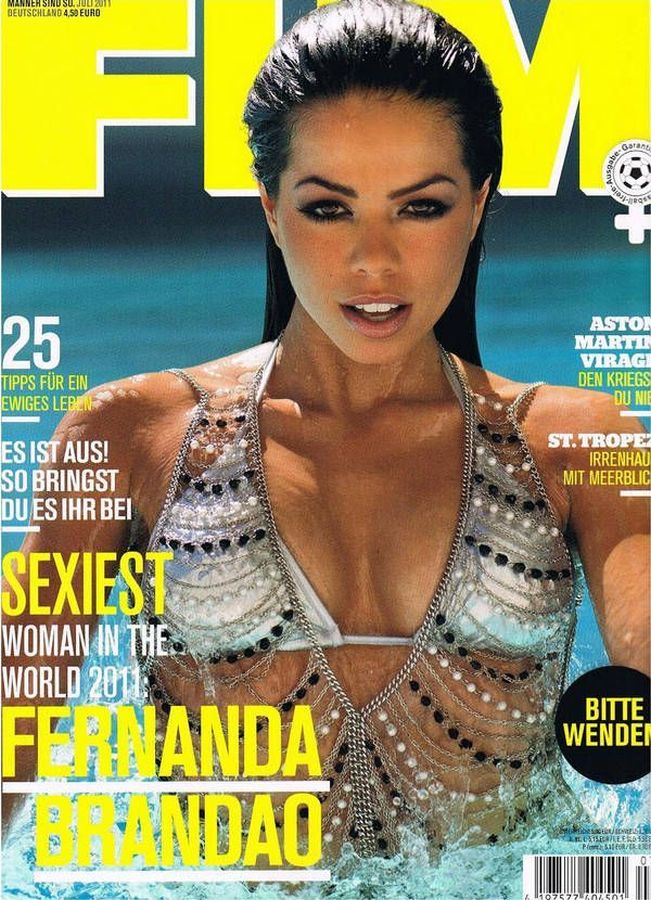 FHM GERMANY magazine side cover  July 2011