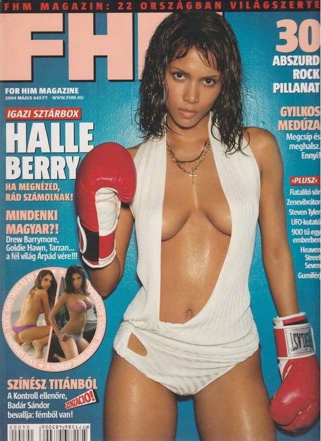 FHM HUNGARY magazine side cover  May 2004