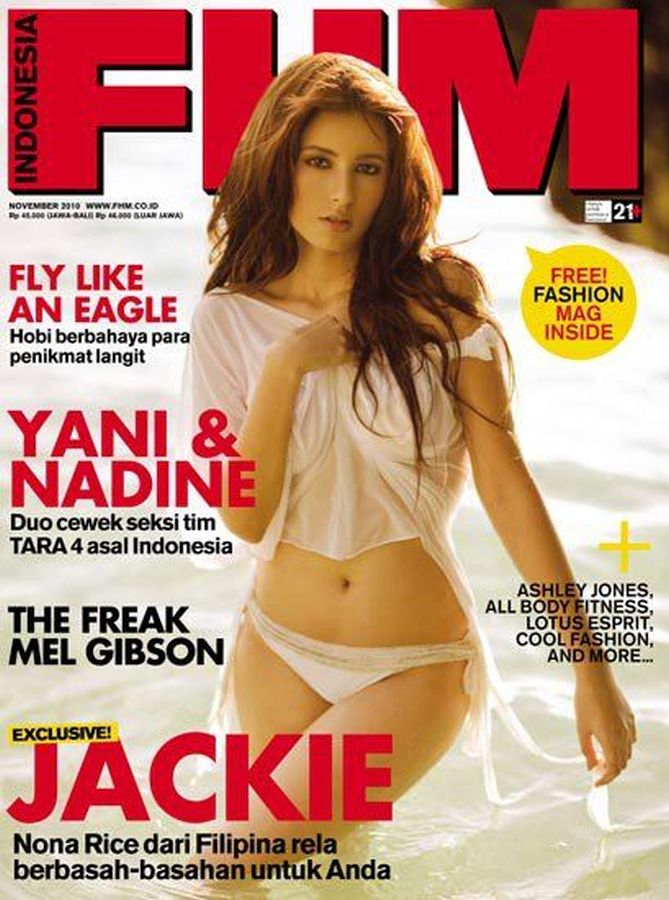 FHM INDONESIA magazine side cover  November 2010