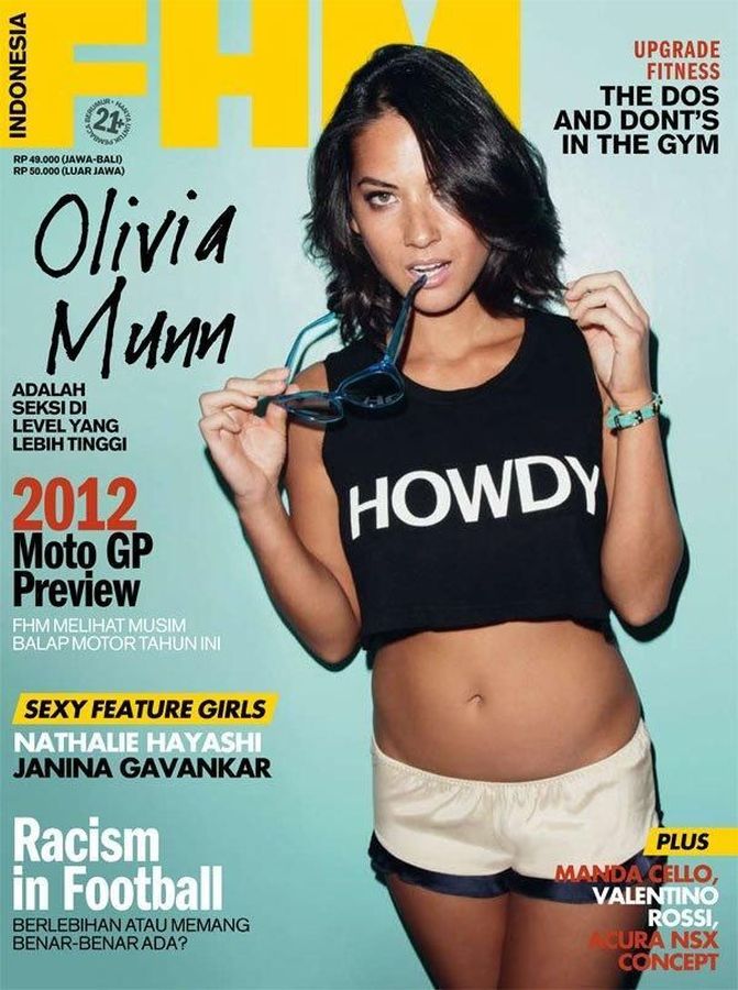 FHM INDONESIA magazine side cover  April 2012