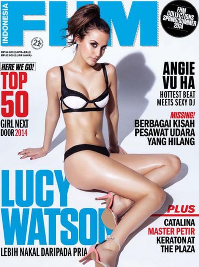 FHM INDONESIA magazine side cover  May 2014