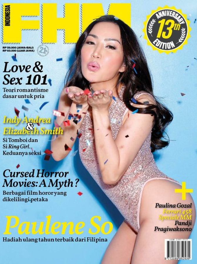 FHM INDONESIA magazine side cover  August 2016