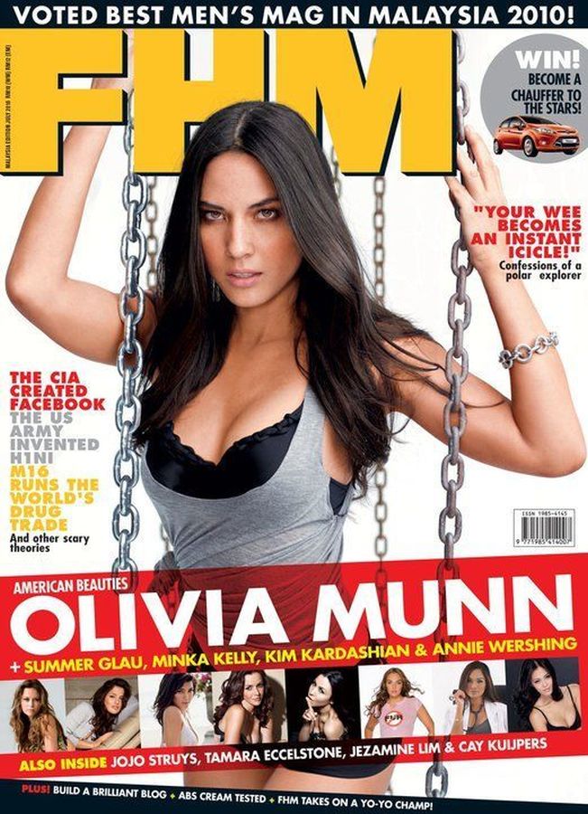 FHM MALAYSIA magazine side cover  July 2010