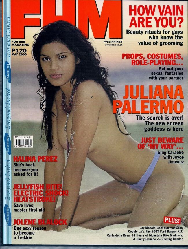 FHM PHILIPPINES magazine side cover  May 2003