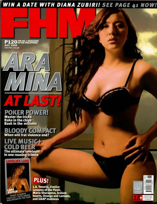FHM PHILIPPINES magazine side cover  July 2005