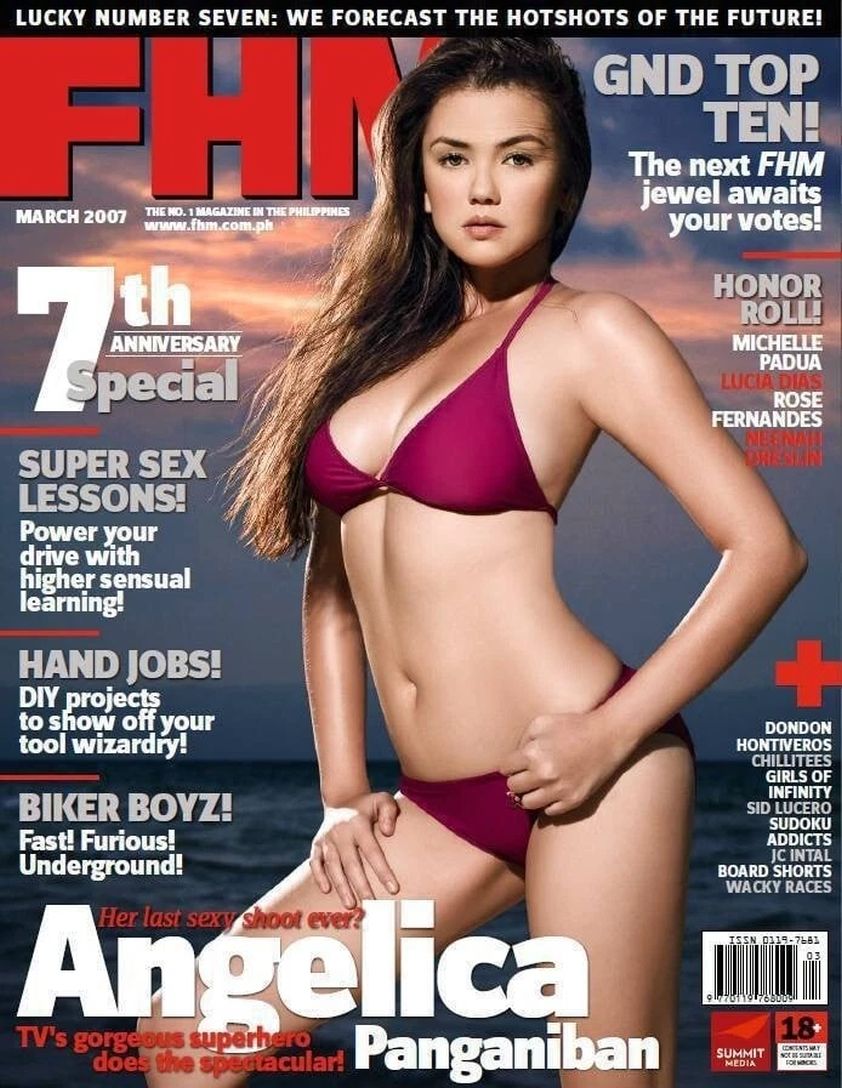 FHM PHILIPPINES magazine side cover  March 2007
