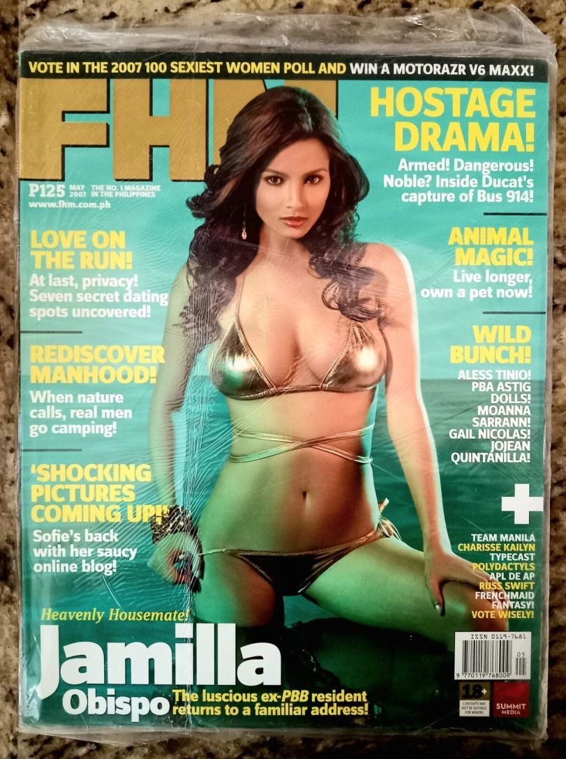 FHM PHILIPPINES magazine side cover  May 2007