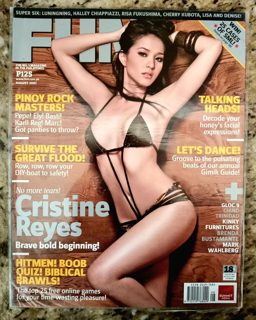 FHM PHILIPPINES magazine side cover  August 2007