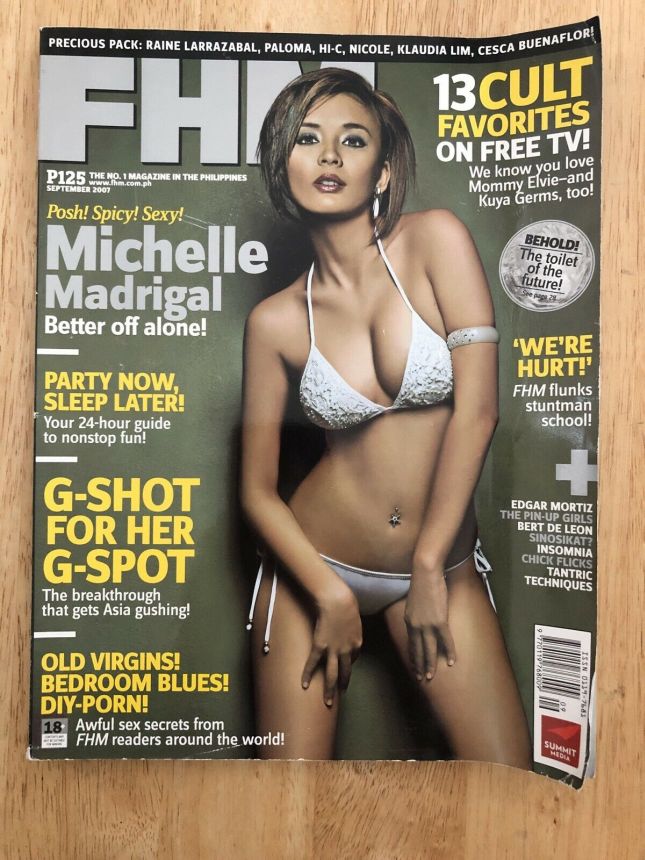 FHM PHILIPPINES magazine side cover  September 2007