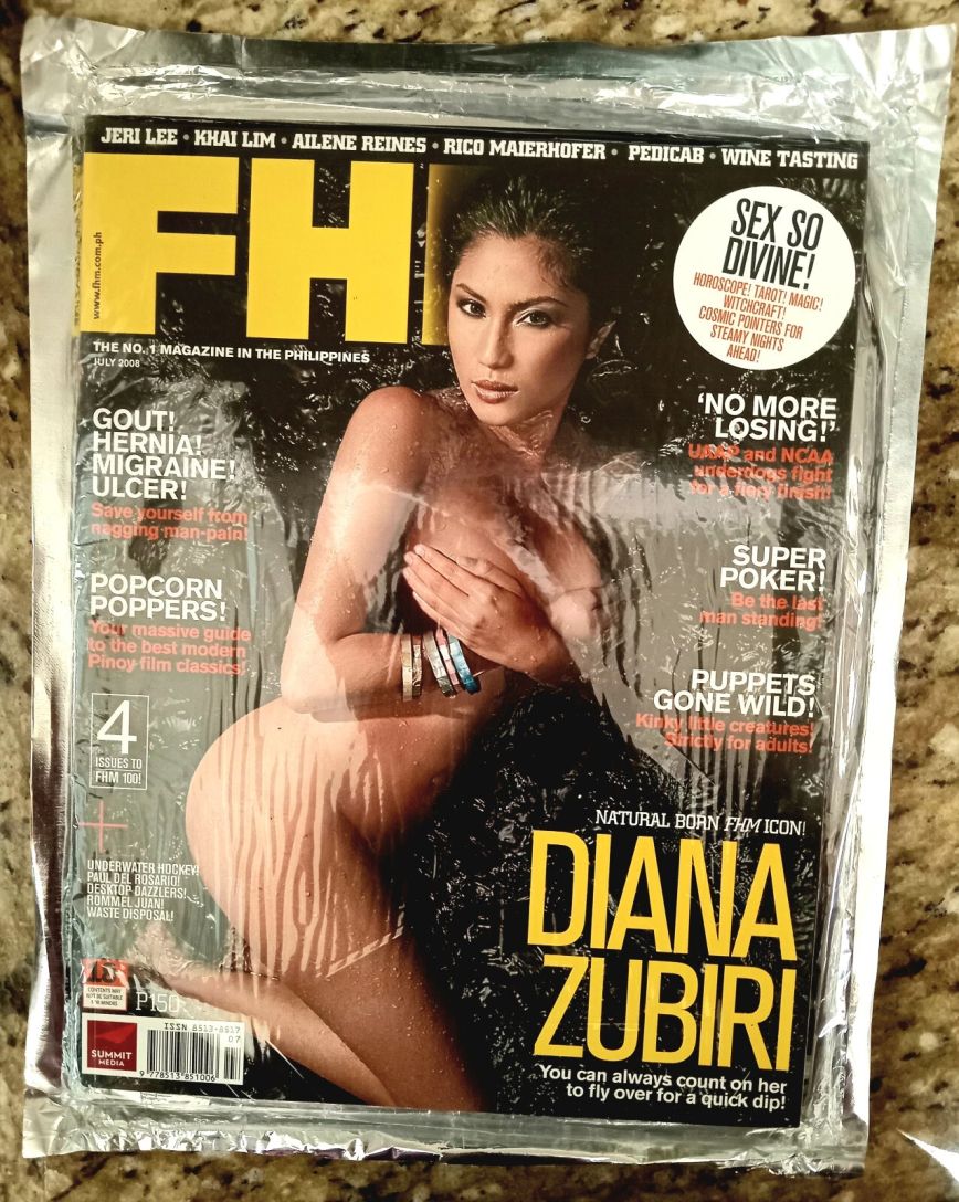 FHM PHILIPPINES magazine side cover  July 2008